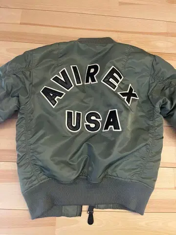 AVIREX MA-1 자켓 올리브 그린