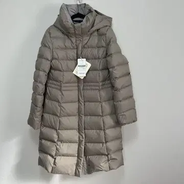 미사용 새상품 INDIVI 다운 자켓 사이즈 40 베이지