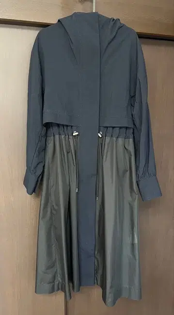 UNITED TOKYO 롱 코트 오간자 네이비