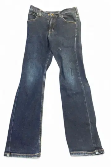 EDWIN 스트레이트 데님 160 사이즈 다크 블루