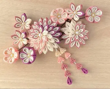 일본 의류용 꽃 모티브 헤어 액세서리