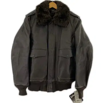 [택 포함] Schott 라이너 포함 가죽 자켓 size 34 브라운