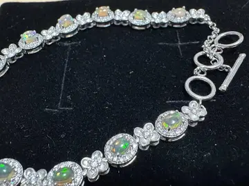 실버 925 오팔 팔찌