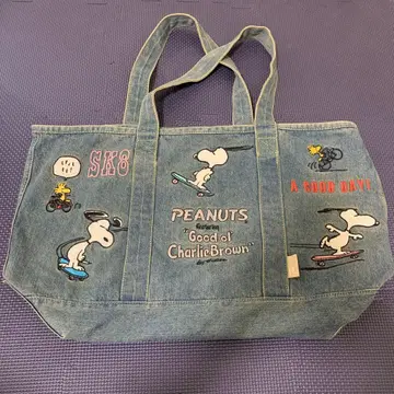 ROOTOTE 스누피 데님 토트백