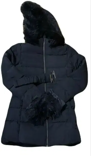 리젝시 후드 부착 다운 코트