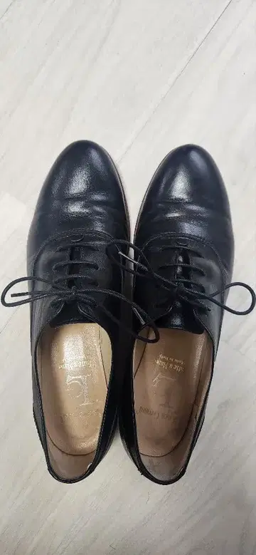 블랙 가죽 신발 사이즈 37