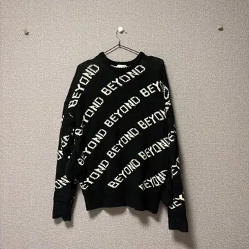 GYDA BEYOND 로고 니트 스웨터 긴팔