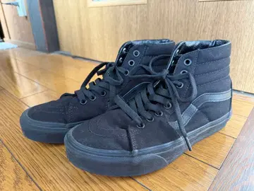 Vans 블랙 하이컷 스니커즈