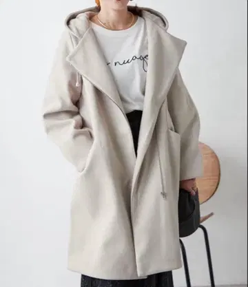 리마인드 미 앤 포에버 깔끔한 디자인 후드 부착 zip 코트