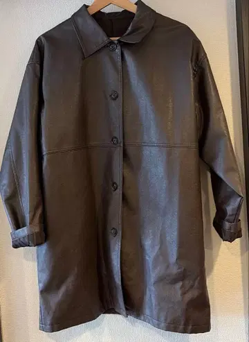 vintage 인조 가죽 자켓 셔츠