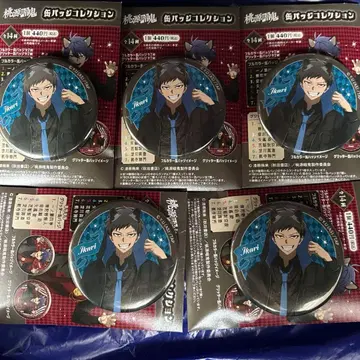 도겐 안키 야오로시 이테이 캔뱃지 케모미미 고딕 파티 캔뱃지 5개