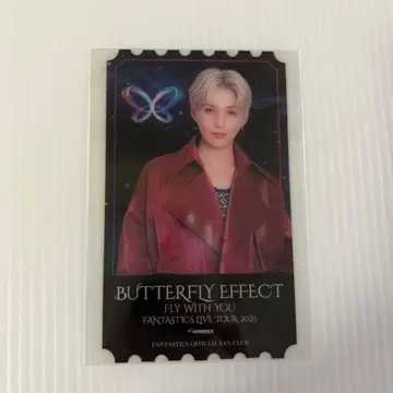 FANTASTICS 야기 유세이 클리어 픽처 카드 BE