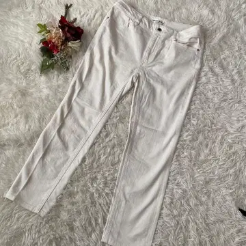 [ CHRISTIAN AUJARD ] 화이트 데님 팬츠 76(13호)