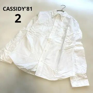 CASSIDY'81 캐시디'81 버튼 다운 셔츠 코튼 화이트 2
