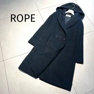 ROPE 후디 코트 더블 울 A라인