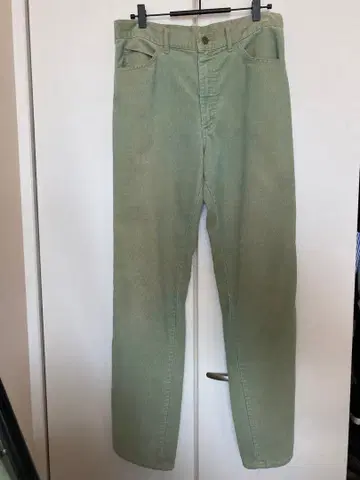피스타치오 컬러 코듀로이 팬츠 Lee VINTAGE 팬츠