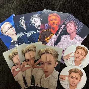 INI 타지마 쇼고 XQUARE 트레이딩 카드 캔 배지