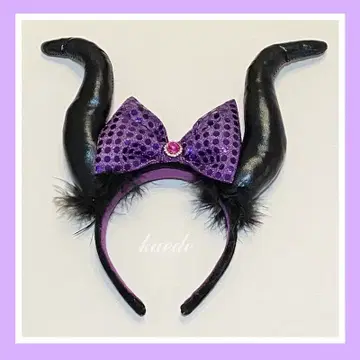 SALE 빌런 머리띠 헤어 액세서리 뿔 머리 장식