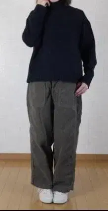 ordinary fits 코듀로이 제임스 팬츠 카키 사이즈 0