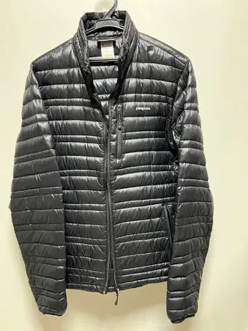 파타고니아 남성용 M 블랙 울트라 라이트 다운 자켓