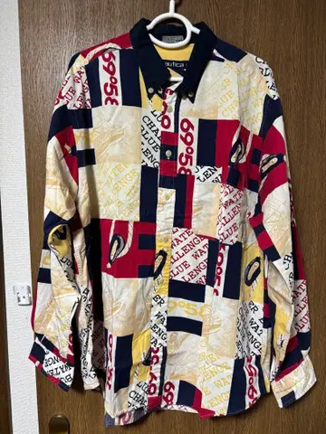 Nautica 멀티 컬러 긴팔 셔츠