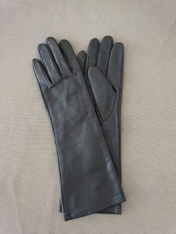 [ 새상품급 ] SUQQU 양가죽 롱 그로브 여성용 그레이 33cm