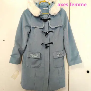 axes femme 더플 코트 후드 부착