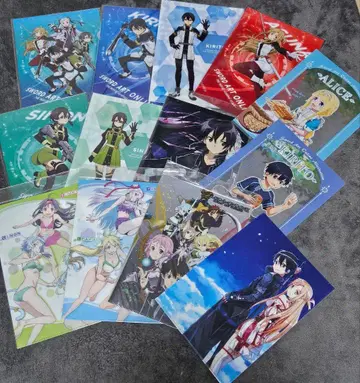 SAO 클리어 파일 묶음 판매 23장 세트