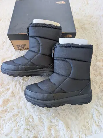 THE NORTH FACE 방한 부츠 블랙 눕시 25 7인치