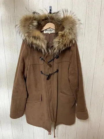 Nice claup 브라운 더플 코트 사이즈 2