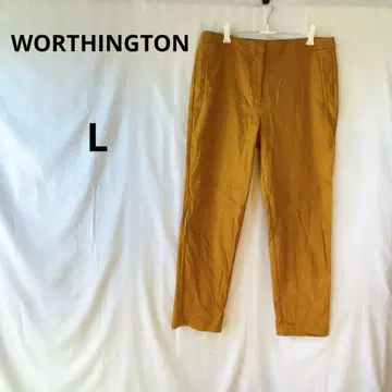 WORTHINGTON 슬림 레그 팬츠 [10호] 머스타드