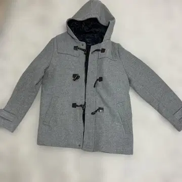 ZARA 자라맨 그레이 더플 코트 L