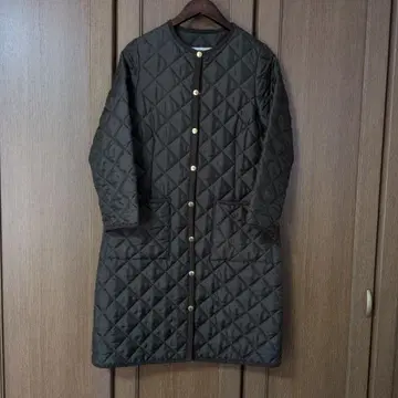 퀼팅 코트 아크리 사이즈 32 올리브