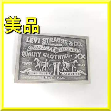 리바이스 버클 벨트 1976년 Levis 구제 의류 Levi h8qI