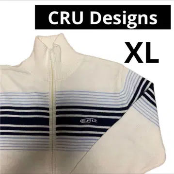 CRU Designs 풀 집업 니트 가디건