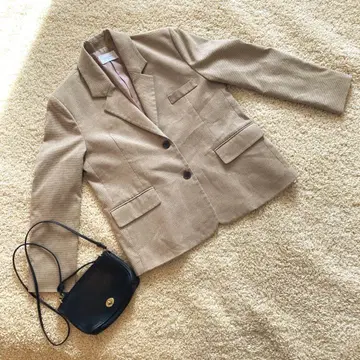 로렌하이 laurenhi 체크 자켓