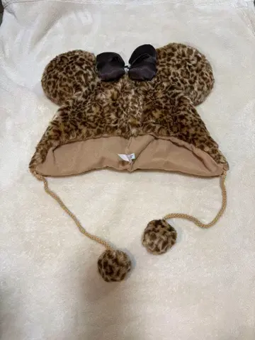 레오파드 무늬 미니 팬캡 디즈니 구판