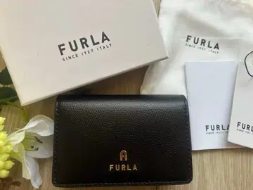 [ 미사용 새상품 ] FURLA 훌라 카드 케이스 명함지갑 블랙