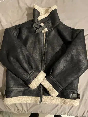 인조 가죽 무스탕 자켓