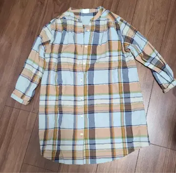 여성용 체크 셔츠 M