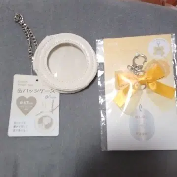 캔뱃지 케이스 리본 키링 덕질