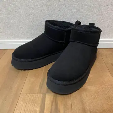 새상품급 ORIENTALTraffic 무스탕 부츠 블랙 L 사이즈