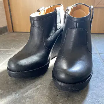 AND A 천연 가죽 숏부츠 부티