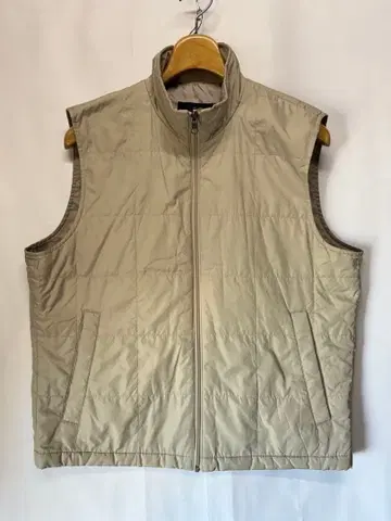 BRITISH KHAKI 브리티시 카키 충전솜 퀼팅 베스트 L