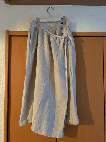 ikkuna suzuki takiyuki 베이지 랩 스커트