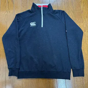 canterbury 네이비 하프 지퍼 트레이닝복