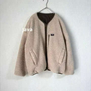 Java 2way 노카라 리버서블 파이핑 자켓 보아 블루종