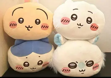 인기 치이카와 (먼작귀) 말랑말랑 누워있는 BIG 봉제 인형 4개 세트