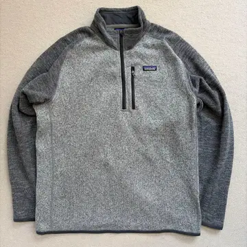 patagonia 베터 스웨터 하프 지퍼 그레이