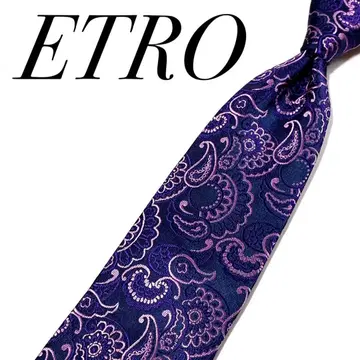 3850 컨디션 최상 에트로 넥타이 페이즐리 꽃무늬